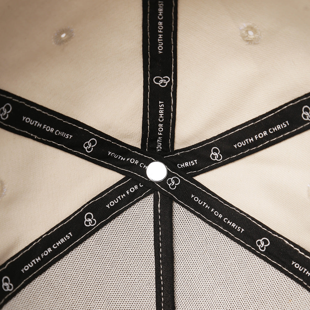 YFC Arch Station Twill 5-Panel Snap Back - Natural/Black