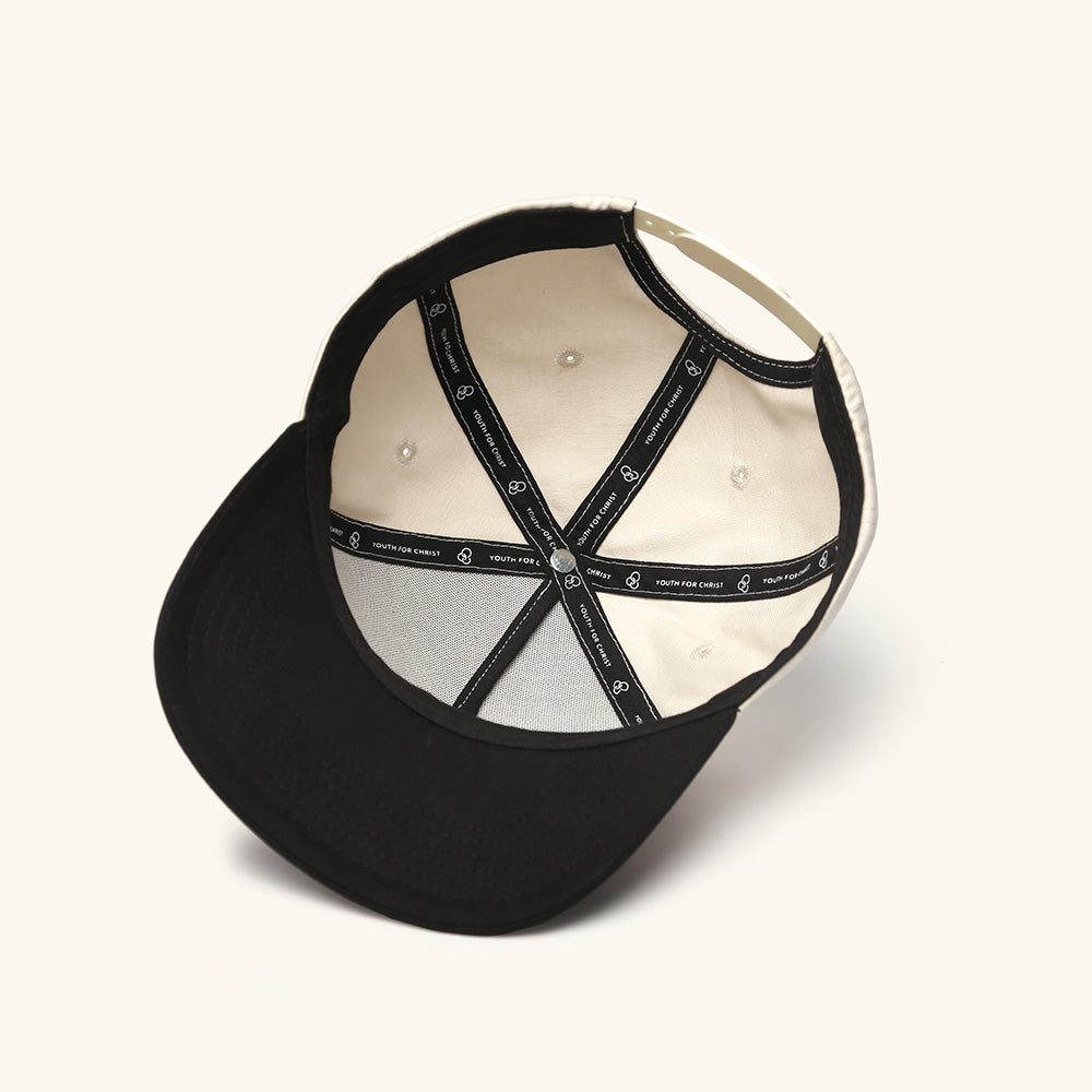 YFC Arch Station Twill 5-Panel Snap Back - Natural/Black