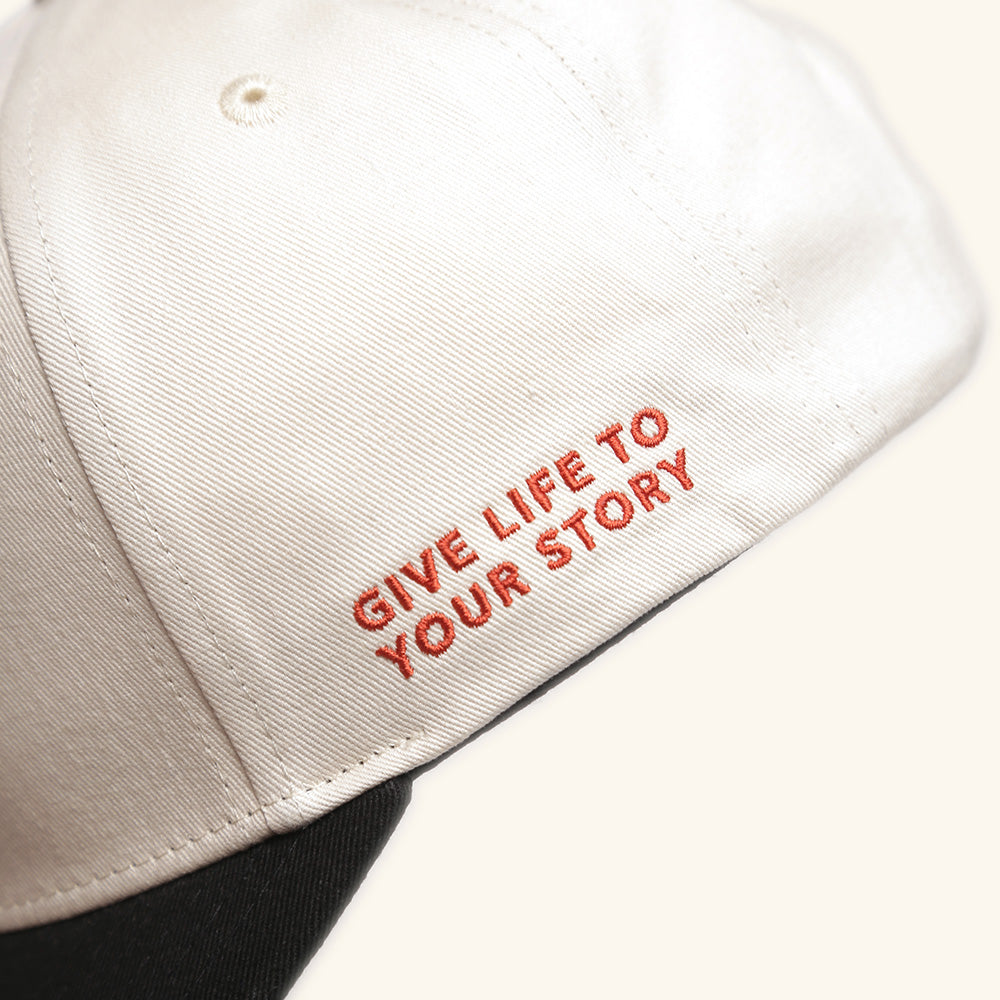 YFC Arch Station Twill 5-Panel Snap Back - Natural/Black