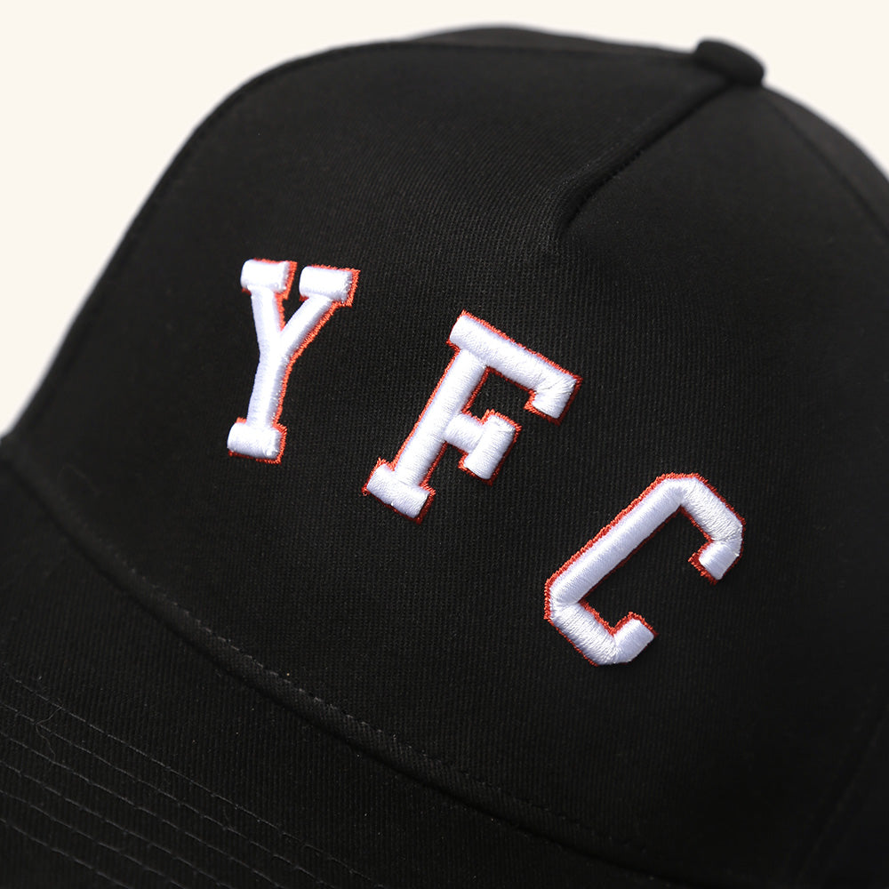 YFC Arch Station Twill 5-Panel Snap Back - Black