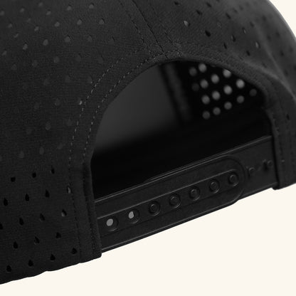 YFC Elements Station Tech 5-Panel Snap Back - Black