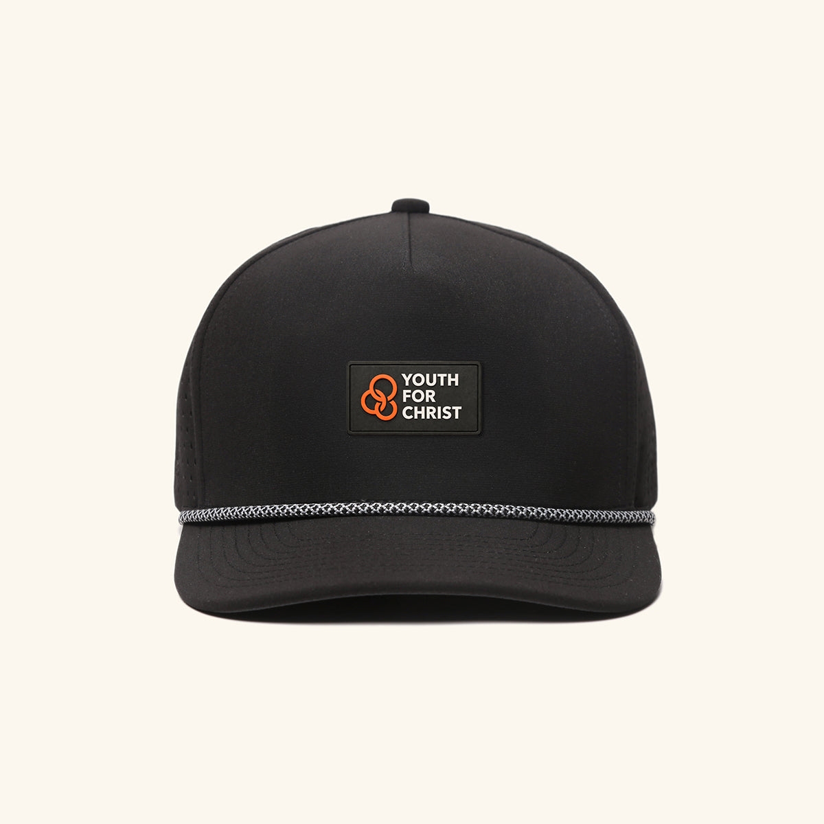 YFC Elements Station Tech 5-Panel Rope Snap Back - Black