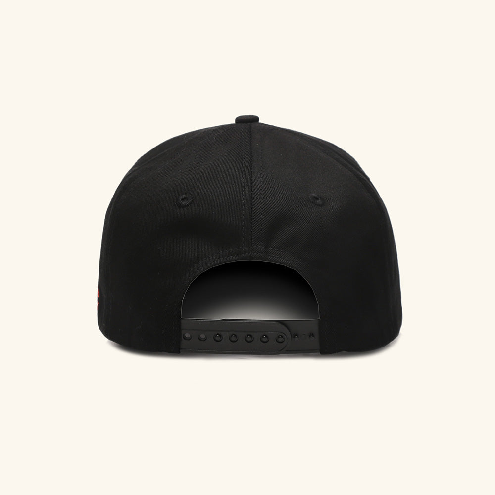 YFC Arch Station Twill 5-Panel Snap Back - Black