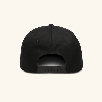 YFC Arch Station Twill 5-Panel Snap Back - Black
