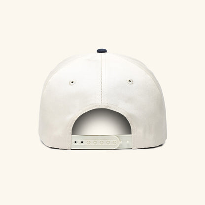 YFC Rings Station Twill 5-Panel Snap Back - Natural/Navy