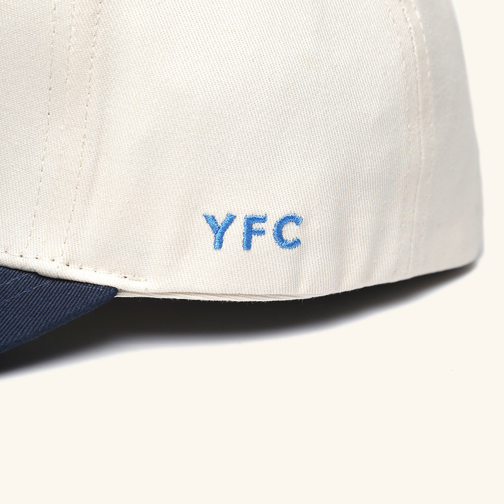 YFC Rings Station Twill 5-Panel Snap Back - Natural/Navy